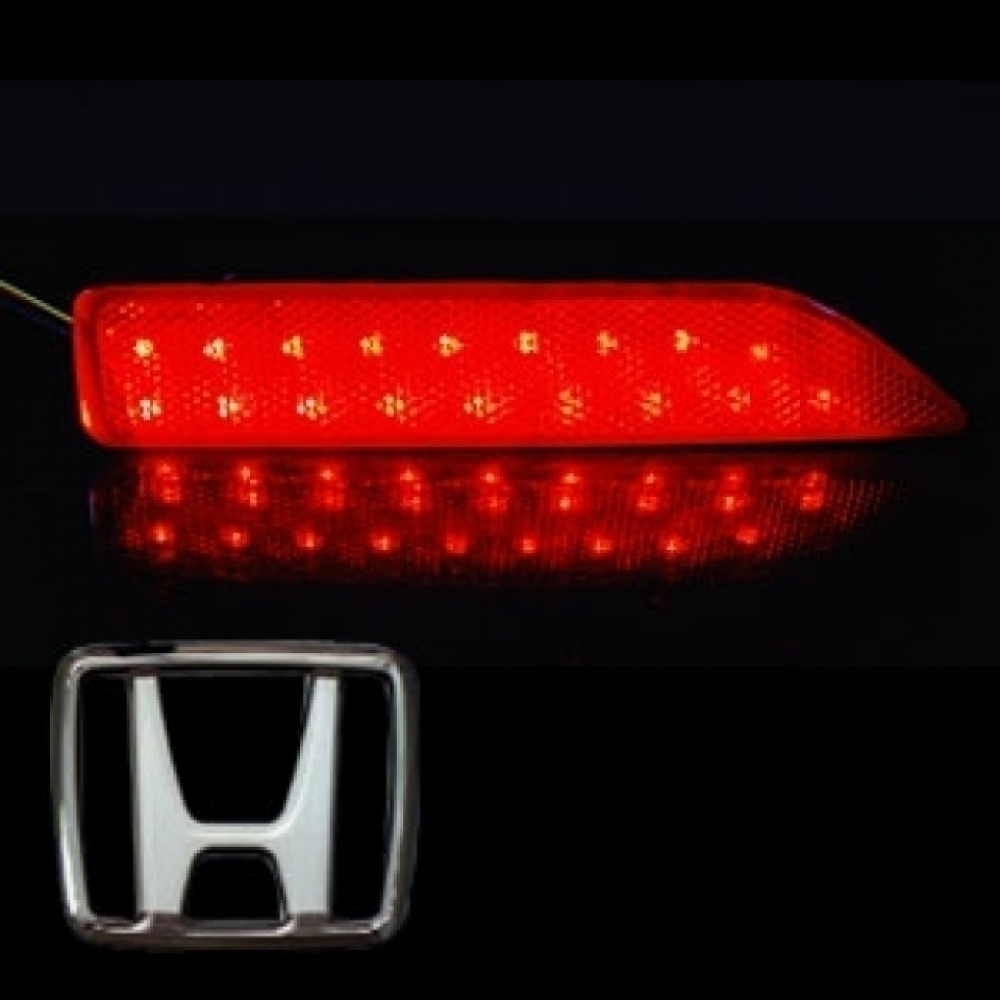 이엑스엘이디,exLED 2Color LED Rear Reflector Module for Honda CR-V ~2009 (illumination,Brake,TurnSignal)