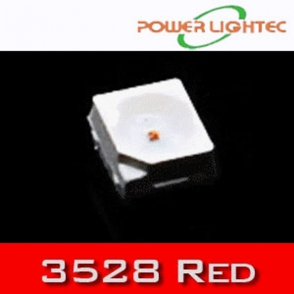 이엑스엘이디,POWERLIGHTEC OEM SMD 3528 1Chip LED (@ 20mA) :: Red :: PCL-C4RBN10SA (2,000 ea)