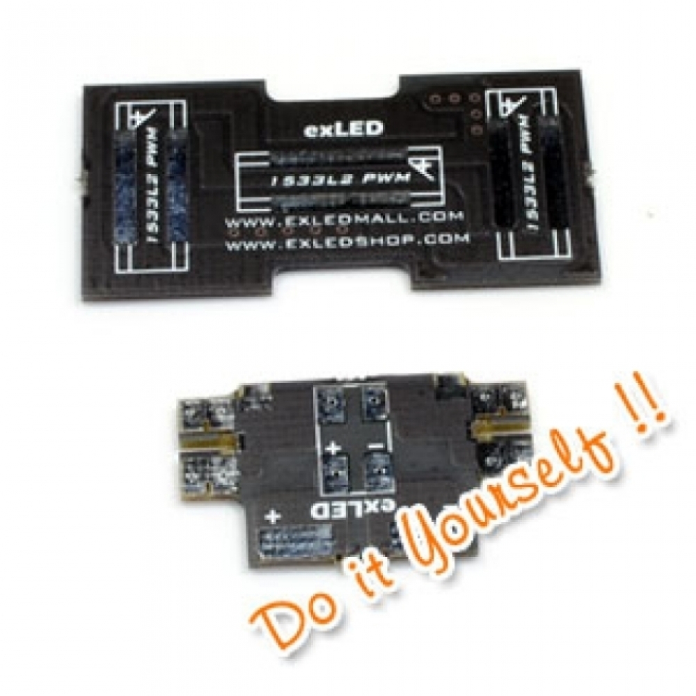 이엑스엘이디,exLED DIY PCB - 1533L2파워LED용 현대/기아 공용 -소형- 글로브박스(다시방) / 트렁크등 (스몰맵등) (1PCS)