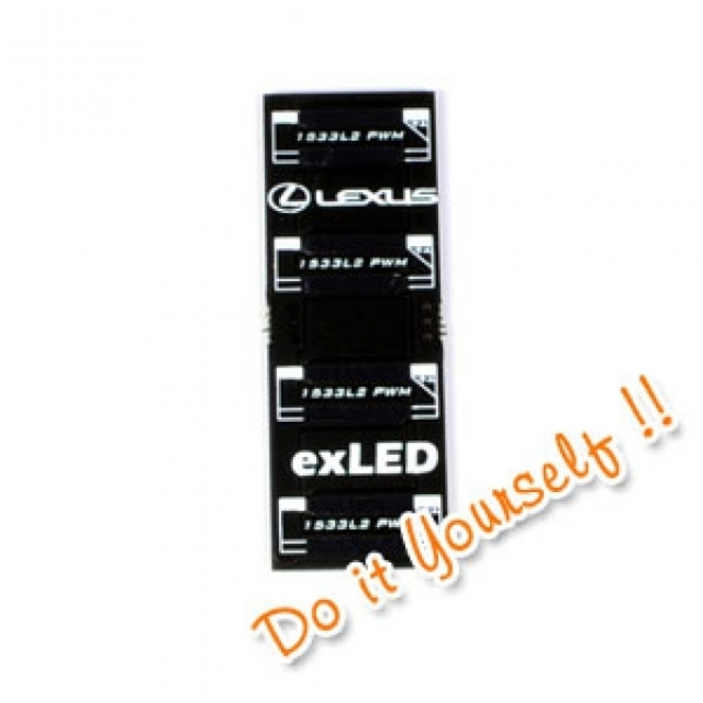 이엑스엘이디,exLED DIY PCB - 1533L2파워LED용 신형 렉서스 시리즈(ES,IS) 트렁크등 (1PCS)