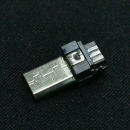 Micro USB B Type (Male) Connector (5Pin) : Wiring Type