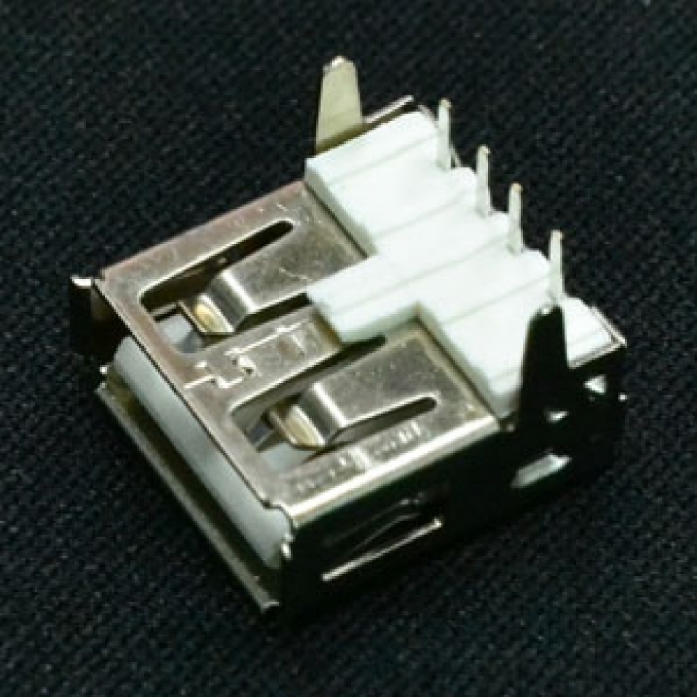 이엑스엘이디,USB A Type (Female) Connector (4Pin) : DIP Type - Single