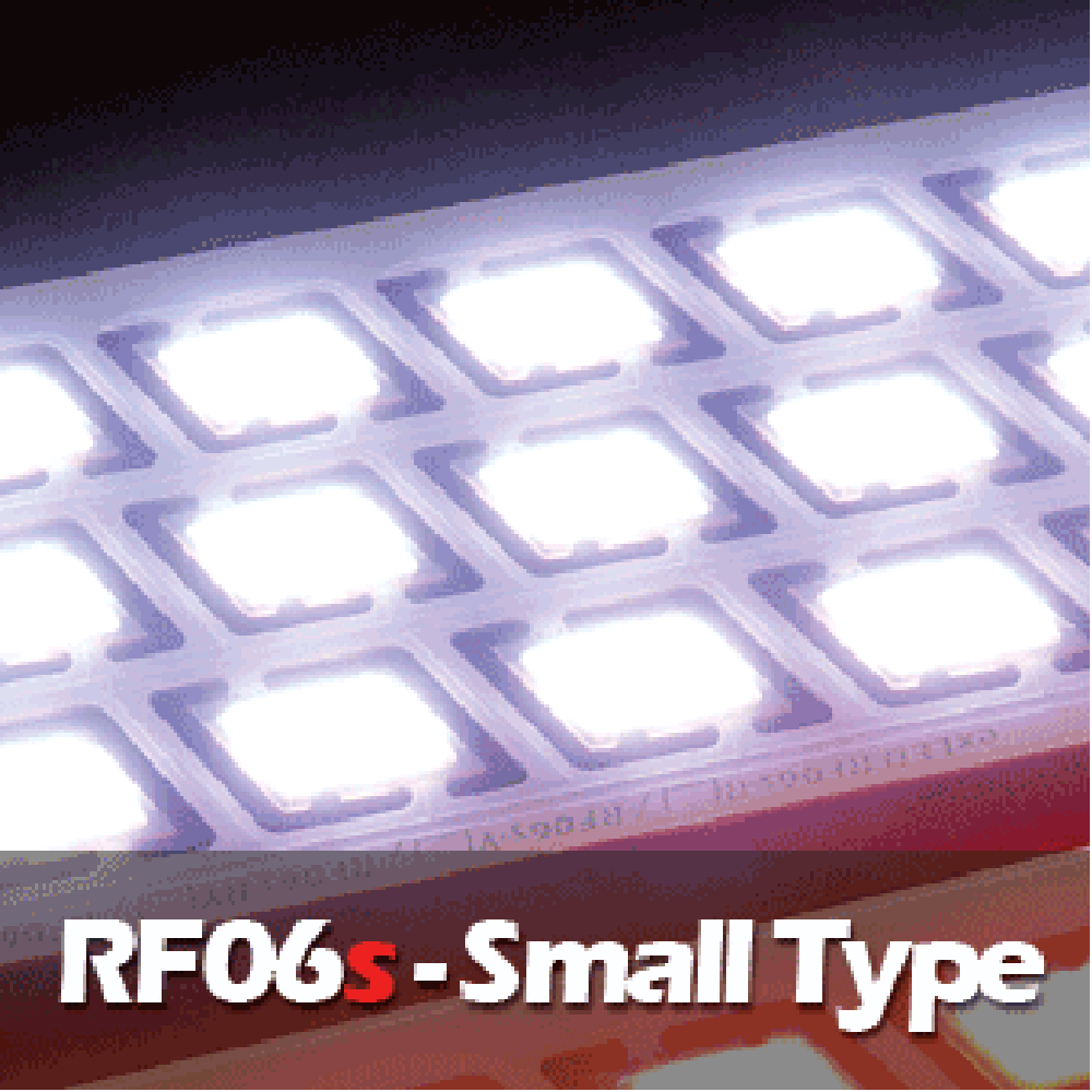 이엑스엘이디,exLED COB LED [ RF06s-YW ] 리플렉터/테일램프용 20mm x 10mm 사다리꼴 / [2컬러] Yellow 0.45W + White 0.45W (정전류 드라이버 IC 내장형:12~18v)