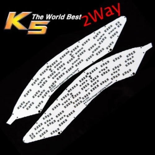 이엑스엘이디,K5용 라이트 리플렉터 면발광용 2Way PCB (좌우측 1대분)