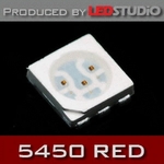 LEDSTUDiO SMD 5450 3Chip LED (@ 60mA) :: Red (1 ea)
