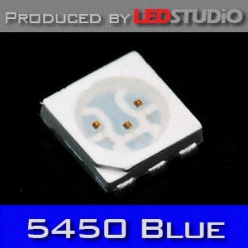 이엑스엘이디,LEDSTUDiO SMD 5450 3Chip LED (@ 60mA) :: Blue (1 ea)