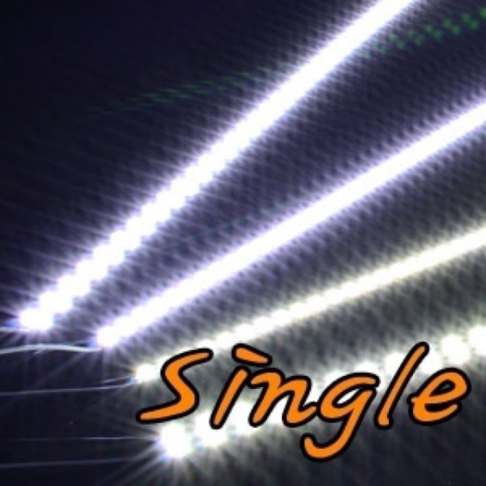 exLED D.I.Y. LED 바 시리즈 - 3528 3Chip 싱글 LED 슬림 바 (58.5cm x 6mm / 90 LED ...